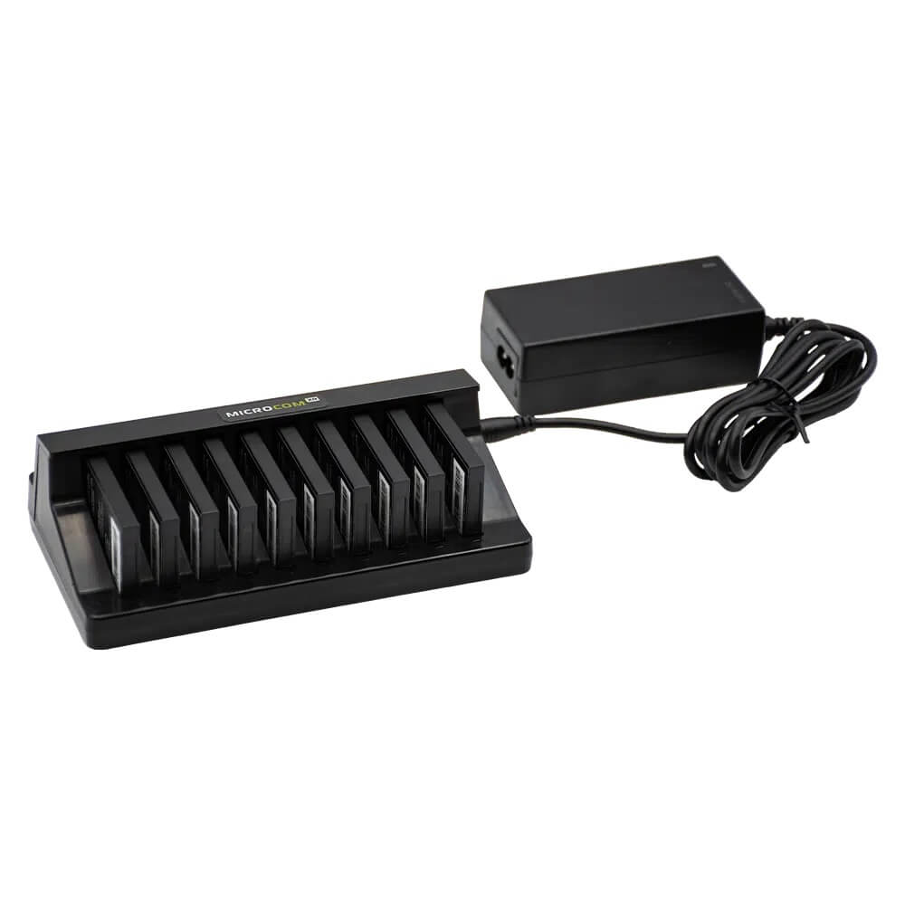 Pliant Technologies PBT-10BAY MicroCom XR 10-Bay Battery-Only Charger with PSU