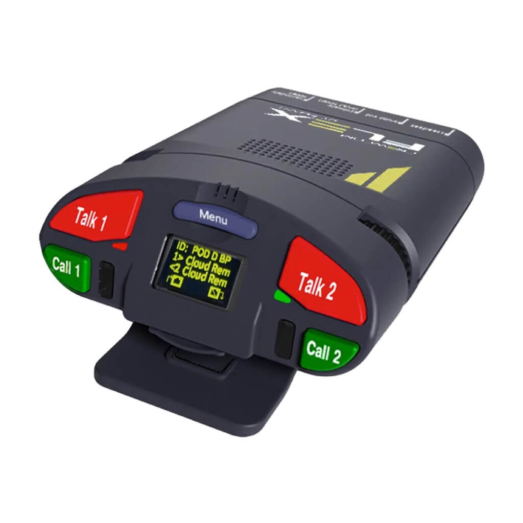 Pliant Technologies CBP-22 - CrewCom FLEX 2-ch Beltpack, top
