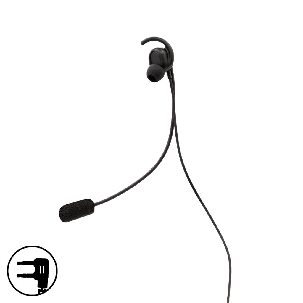 Pliant Technologies PHS-IEHU-DMG - Universal Fit Electret Headset