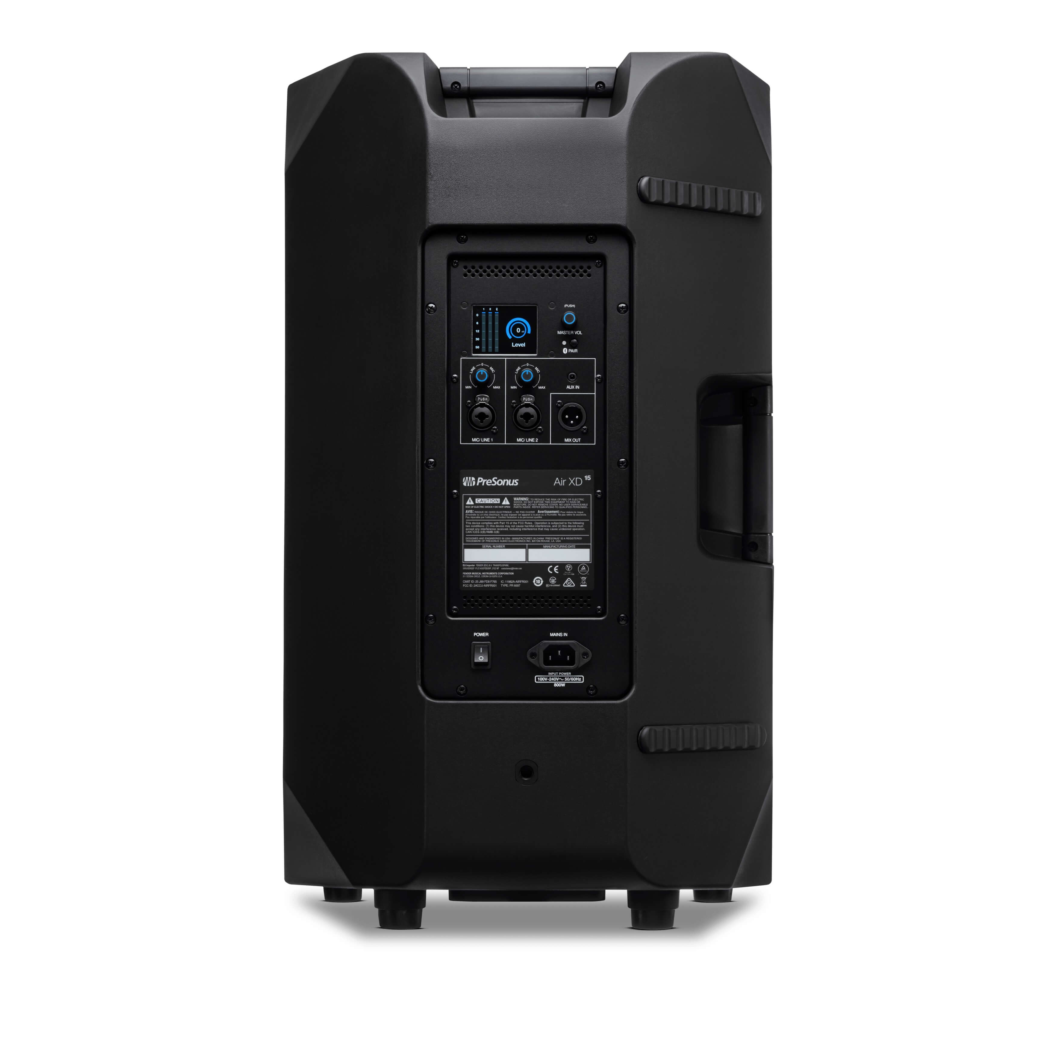 PreSonus Air XD 15 - 15" 2-Way Extended Definition Active Loudspeaker, rear