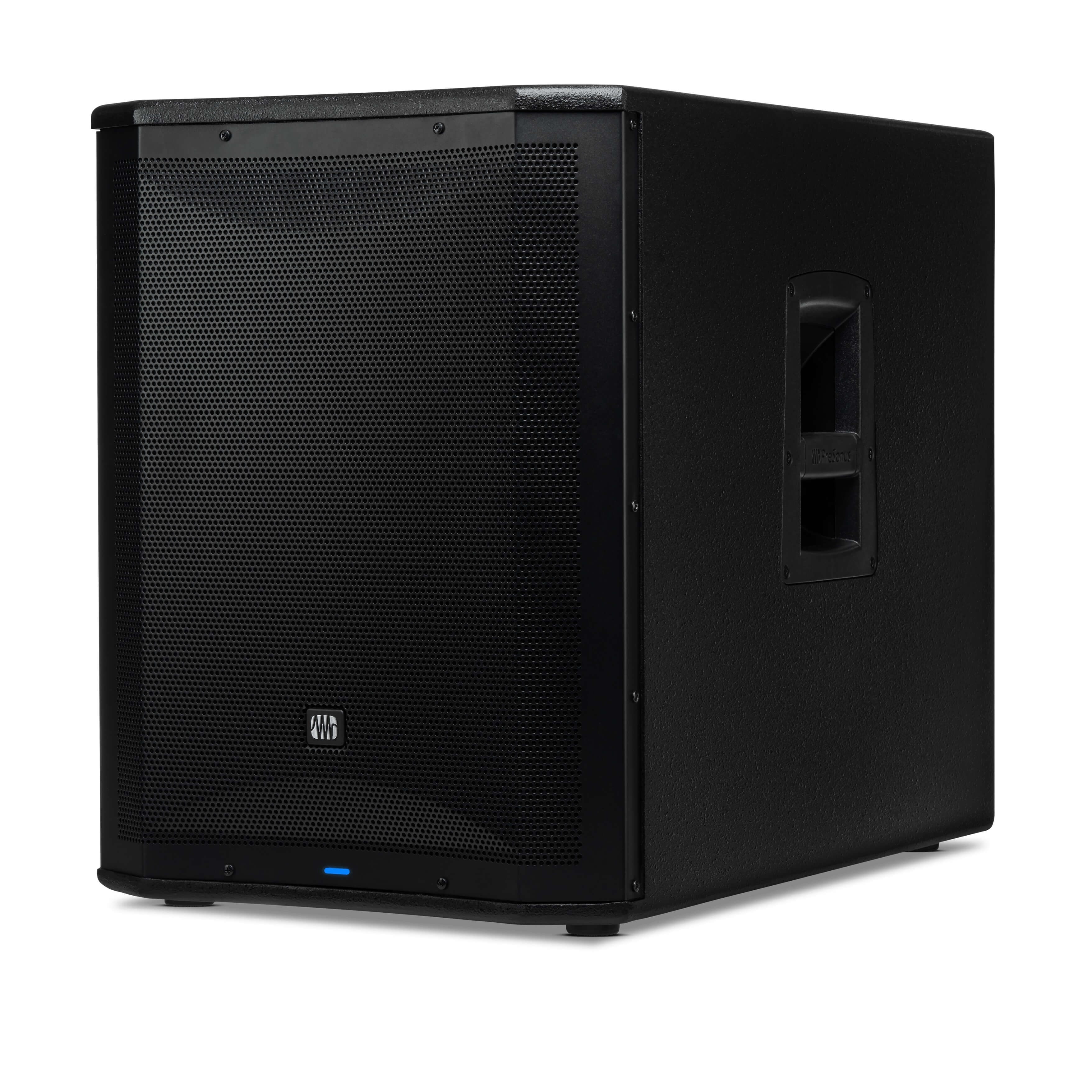PreSonus Air XD Sub 15 - 15" Extended Definition Active Subwoofer, angle left