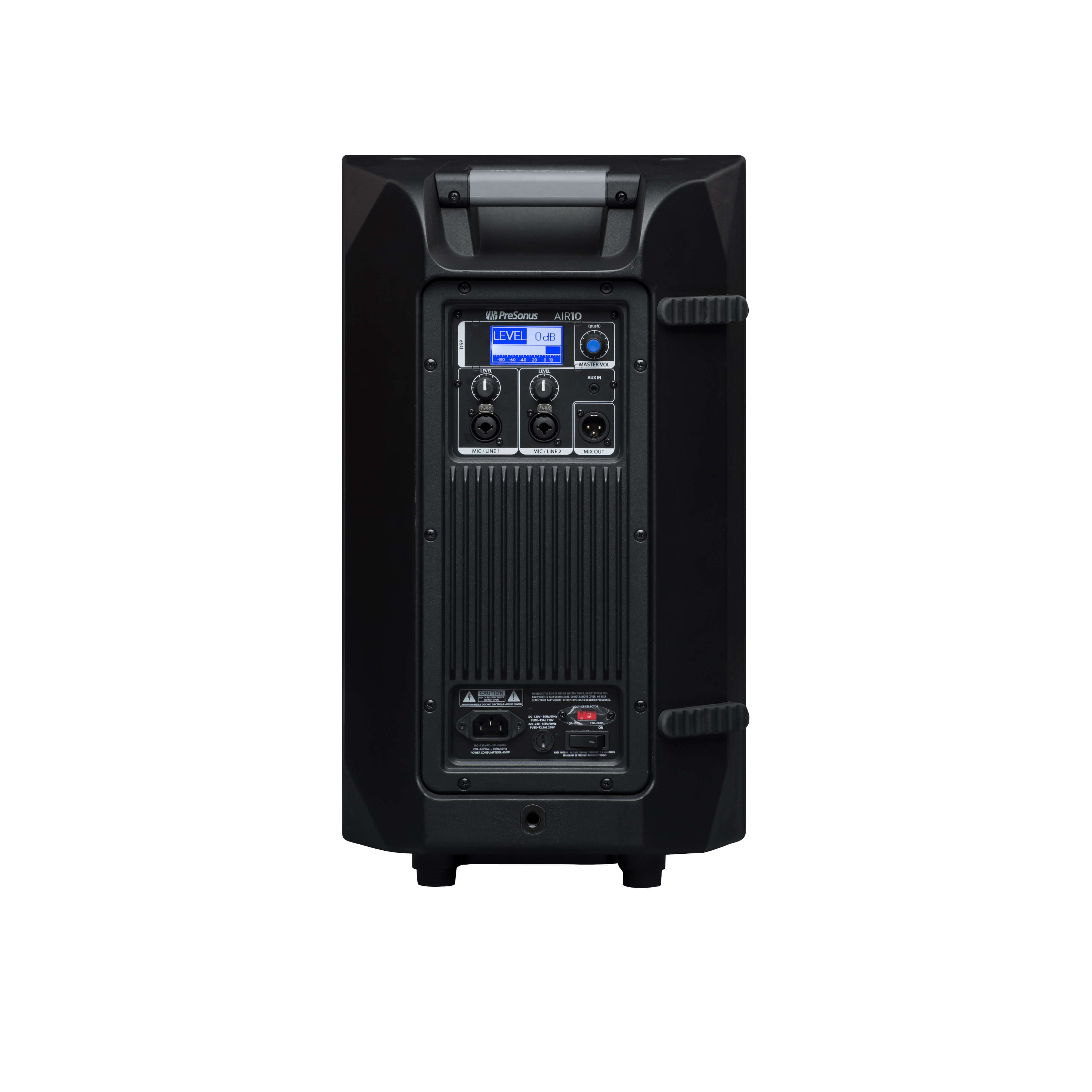 PreSonus AIR10 - 2-way 10-inch 1200W Active Loudspeaker, back