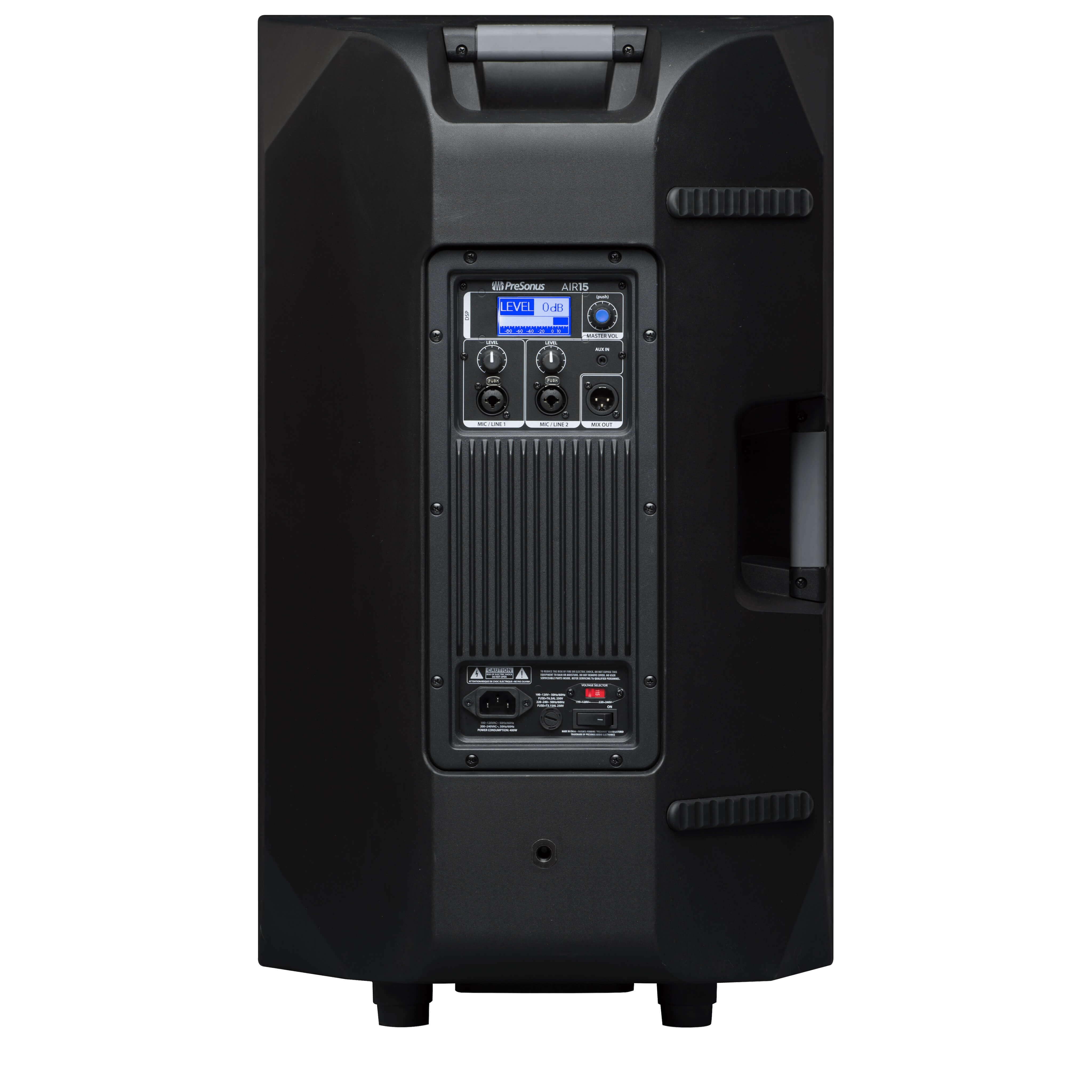 PreSonus AIR15 - 2-way 15-inch 1200W Active Loudspeaker, back