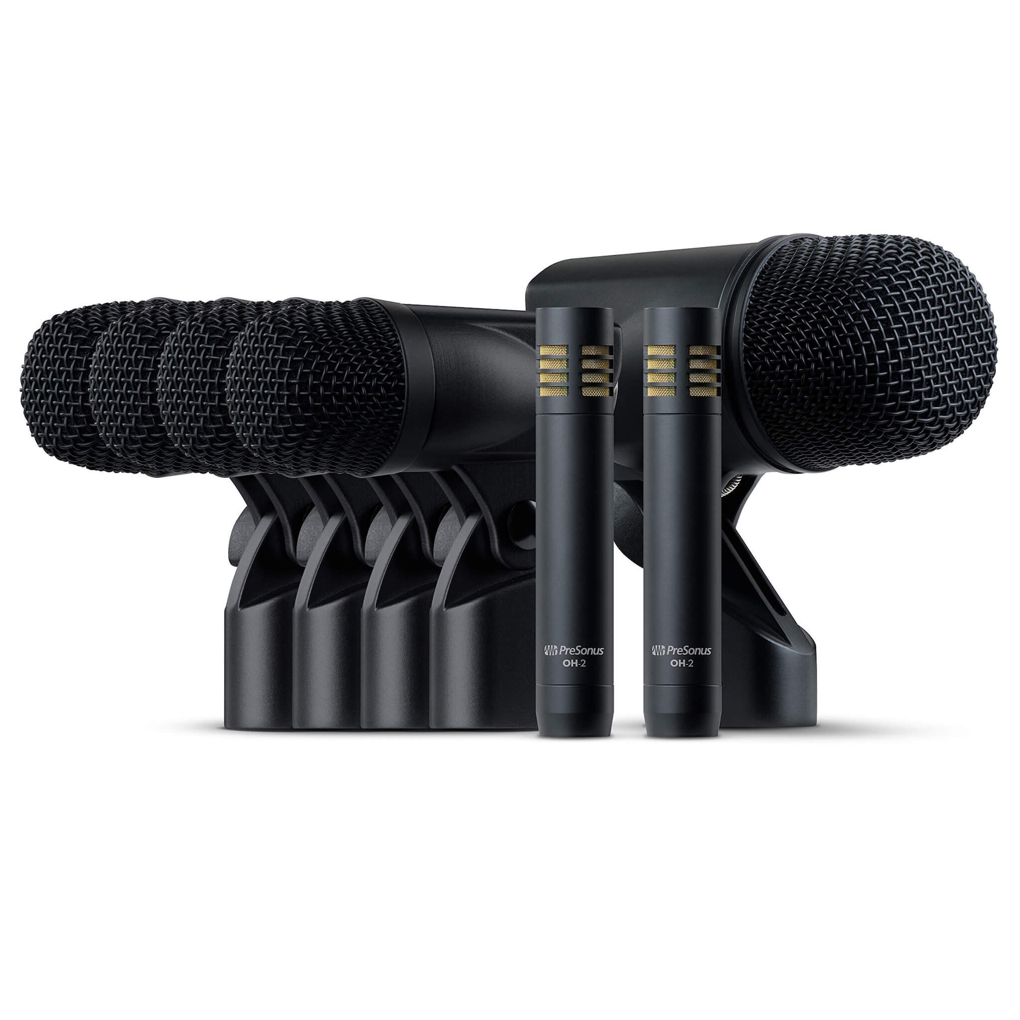 PreSonus DM-7 - Drum Microphone Set for Recording and Live Sound, mics