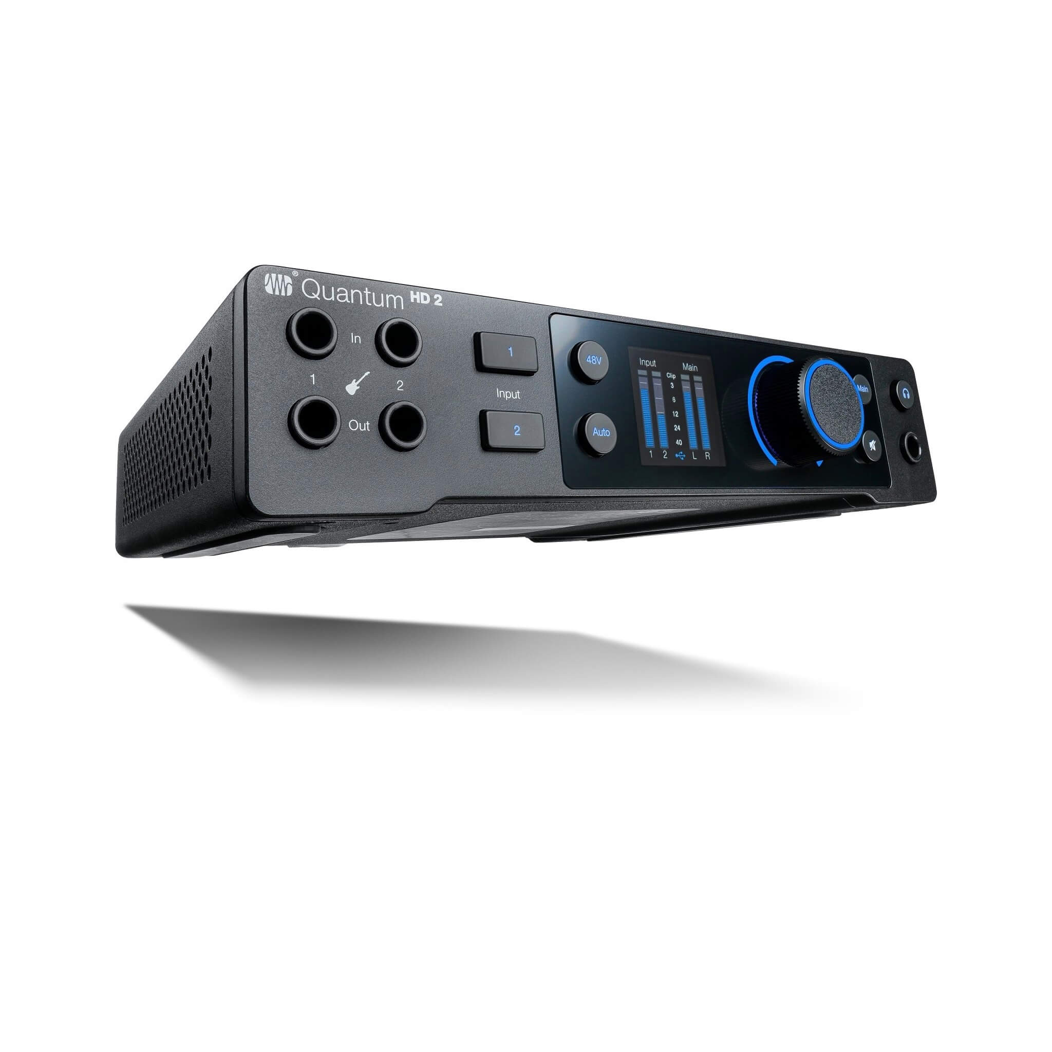 PreSonus Quantum HD 2 - 32-bit 192kHz USB-C Audio Interface, tilt