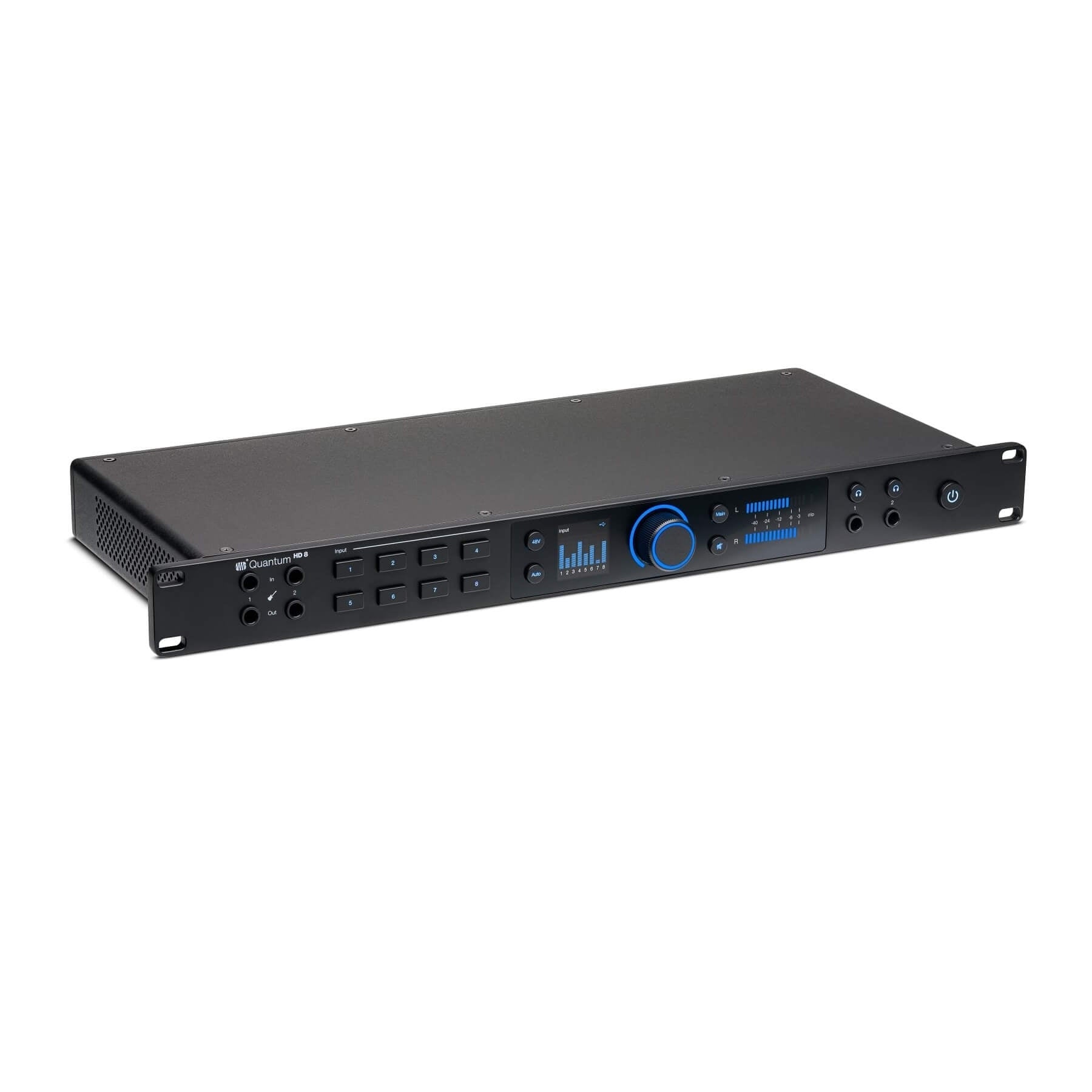 PreSonus Quantum HD 8 - 32-bit 192kHz USB-C Audio Interface, angle