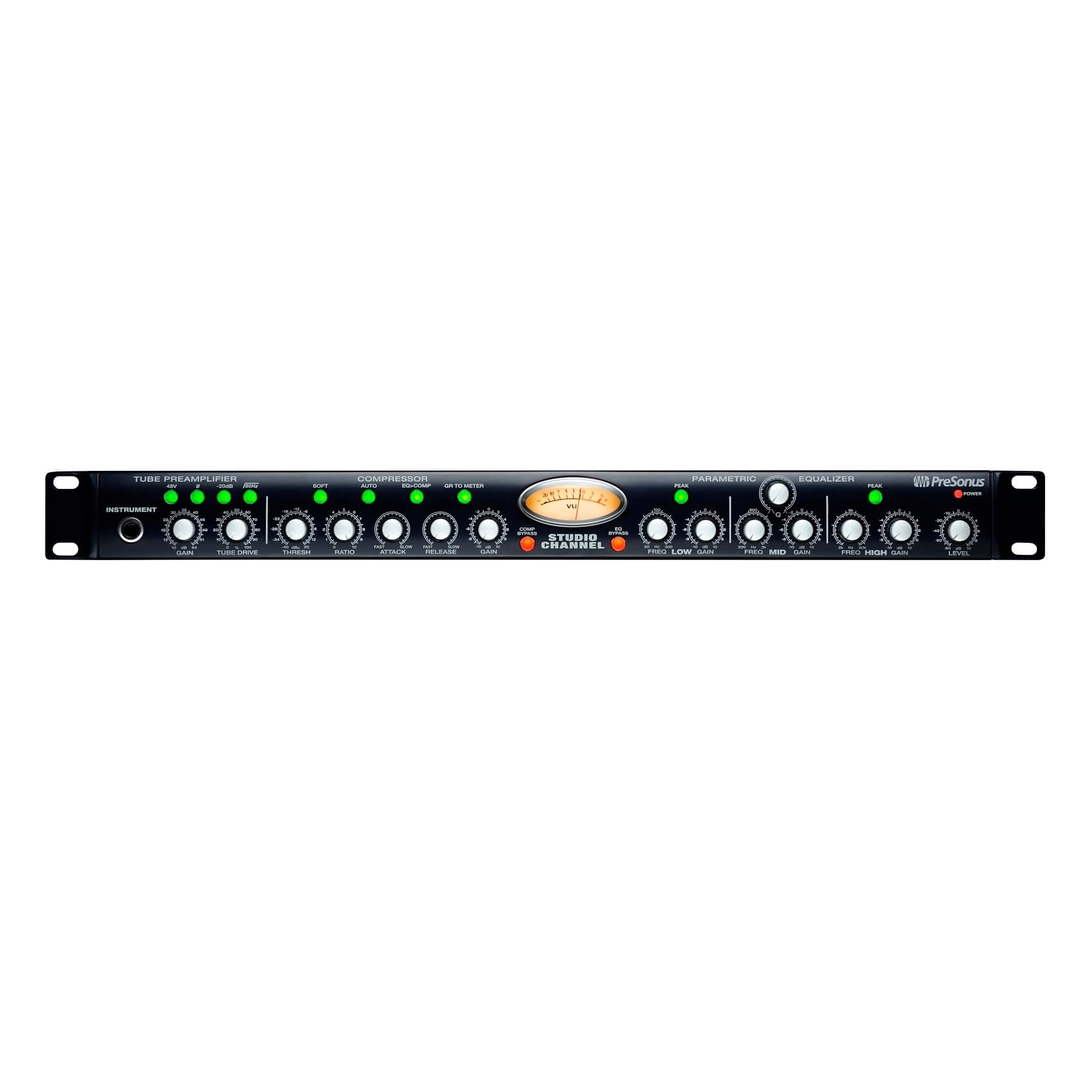 PreSonus Studio Channel - Vacuum-Tube Channel Strip Preamp, front