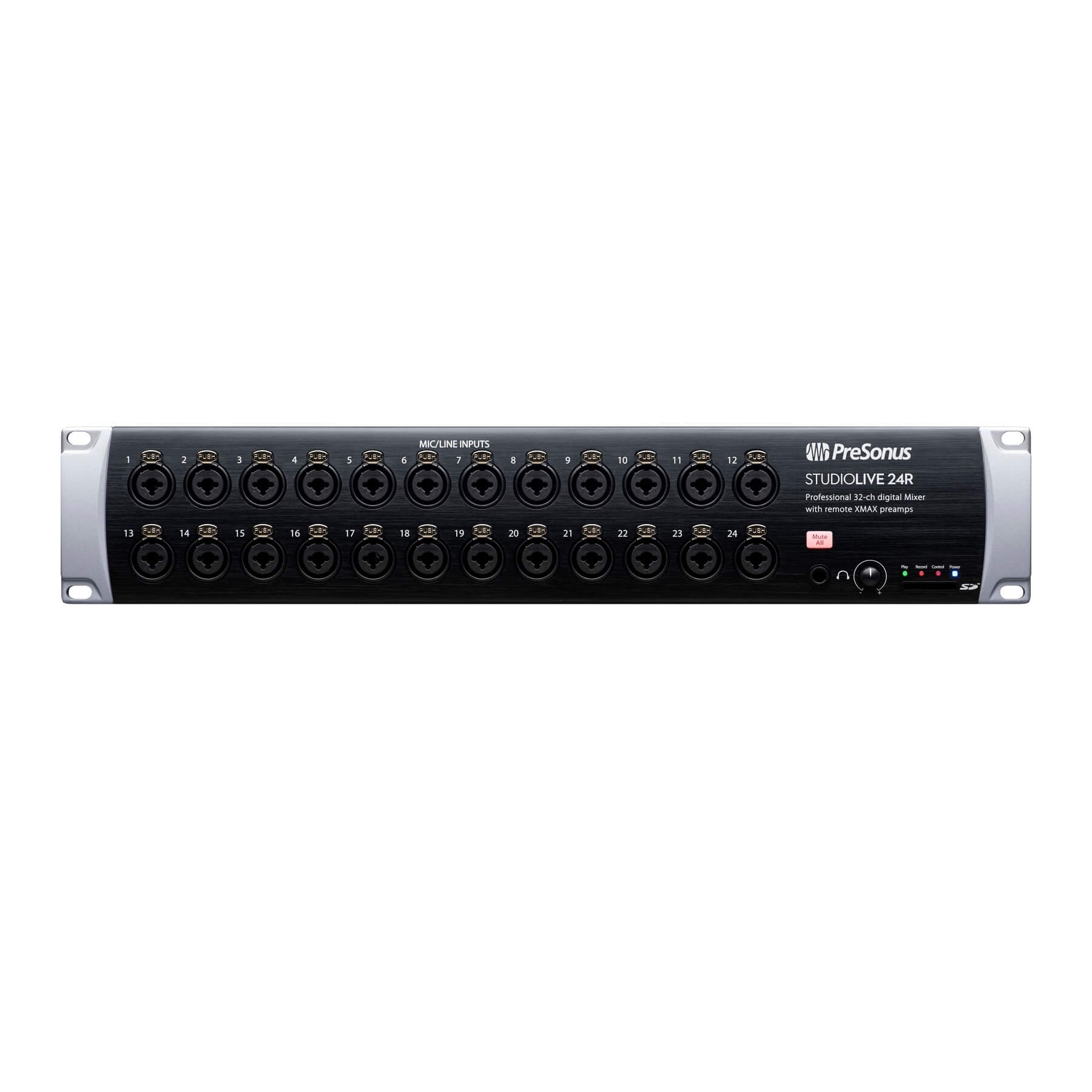 PreSonus StudioLive 24R - 24-channel Digital Rack Mixer, front