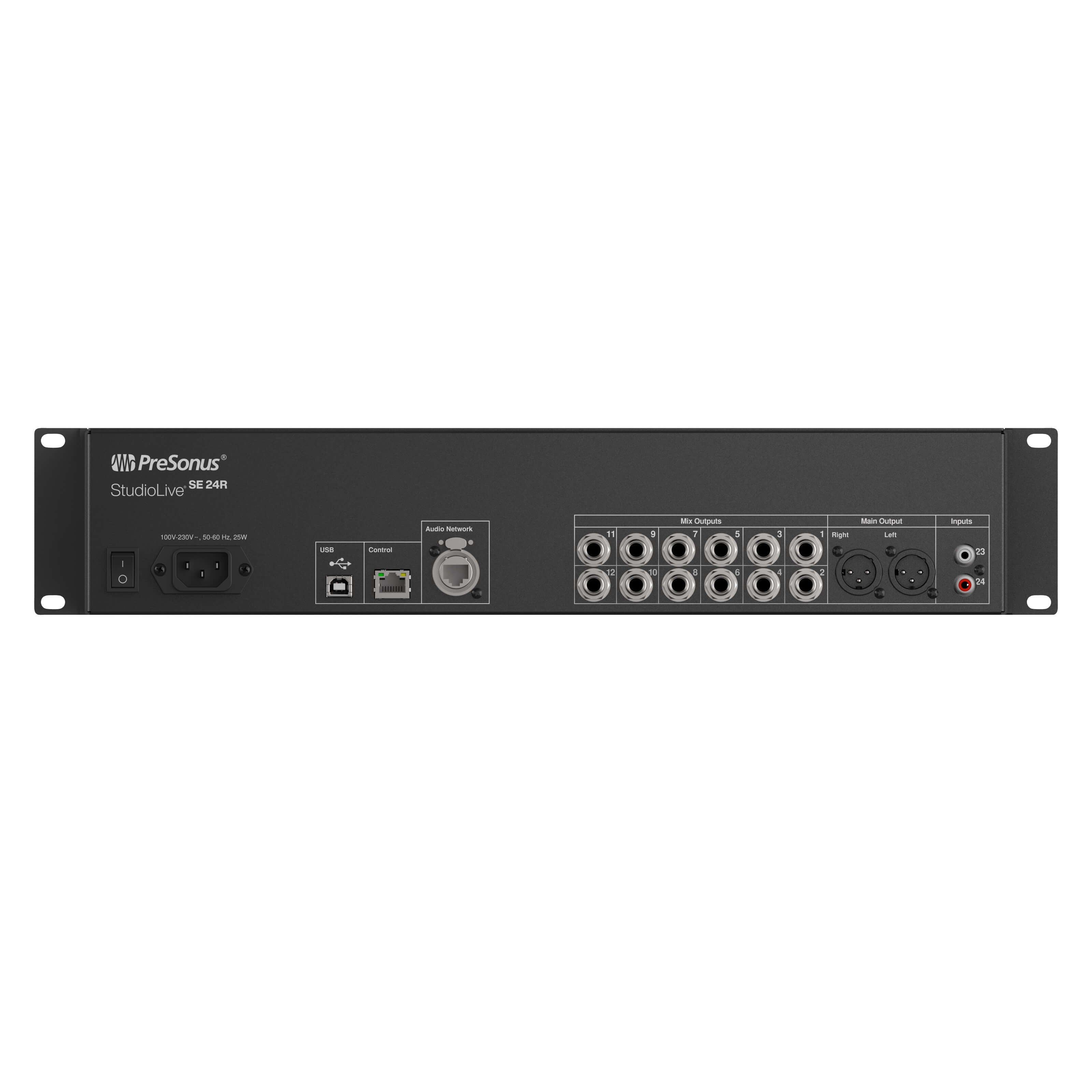 PreSonus StudioLive SE 24R - Digital Rack Mixer, back
