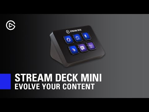 Elgato Stream Deck Mini - Compact 6-Key Tactile Control Pad