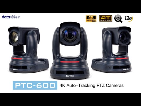 DataVideo PTC-600 - 4K AI Auto-Tracking PTZ Cameras with 30x Optical Zoom