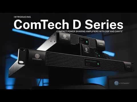 Crown ComTech D Series - Compact Power Sharing Amplifiers with DSP and Dante, Product Overview