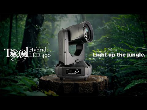 Mega-Lite Toad Hybrid 400 - LED Moving Head Beam, Spot, Wash Fixture