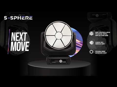 MEGA-Lite S-Sphere - Moving Head Mirror Fixture iCandy Luminaire