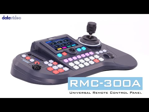 DataVideo RMC-300A - Universal IP and Serial PTZ Camera Controller, YouTube video