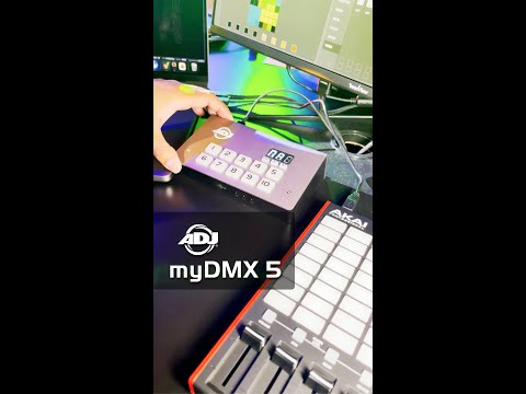 ADJ myDMX 5 - 2 Universe USB-C DMX Interface with App Based Control, First Look from NAMM 2024, YouTube video