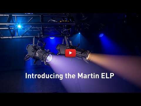 Martin ELP WW IP - Warm White LED Ellipsoidal Profile Fixture, YouTube video