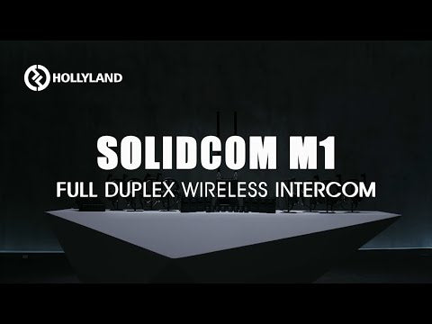 Hollyland Solidcom M1-4B - Full-Duplex Wireless Intercom System, YouTube video