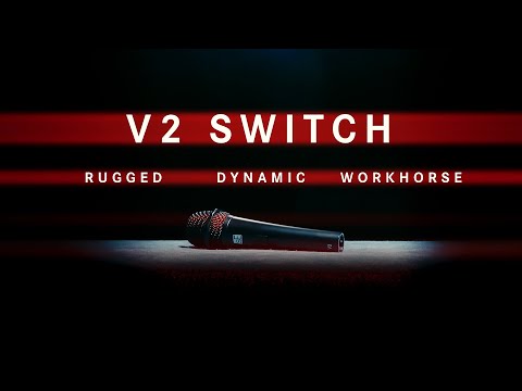 sE Electronics V2 SWITCH - Handheld Dynamic Microphone with Switch, YouTube video