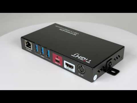 TiGHT AV VC-C101U-ETH - USB-C to HDMI Converter with USB and Ethernet