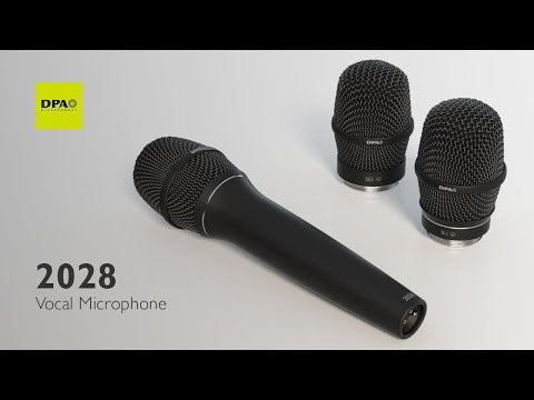 DPA 2028 Vocal Microphone - Built for life on the road, YouTube video