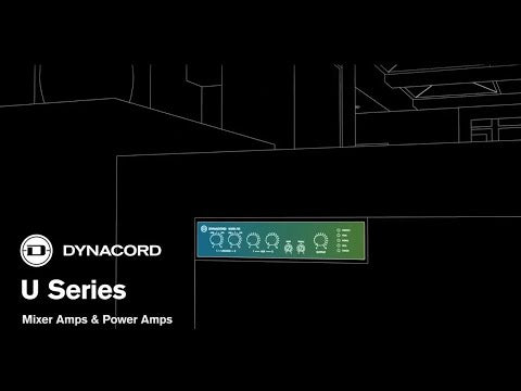 Dynacord U Series Amplifiers and Mixer amplifiers, YouTube video