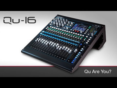 Allen & Heath Qu-16 - 16-Channel Rackmountable Digital Mixer, YouTube video