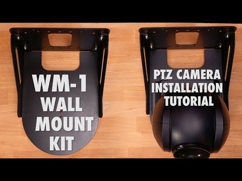 Datavideo WM-1 - Professional Wall Mount for All Datavideo PTZ Cameras, installation tutorial