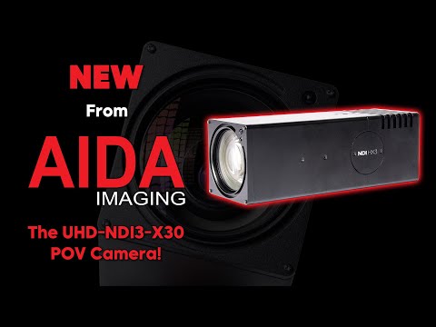 NEW From AIDA Imaging: The UHD-NDI3-X30 POV Camera, YouTube video