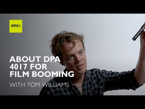 Tom Williams talks about the DPA 4017 for film booming, YouTube video