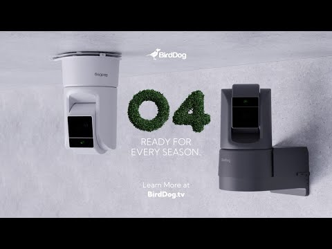 BirdDog O4 - 4K60 Outdoor PTZ Camera with 30x Optical Zoom