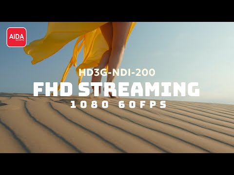 Aida HD3G-NDI-200 - 1080p HD NDI|HX and 3G-SDI POV Hybrid Camera, YouTube video