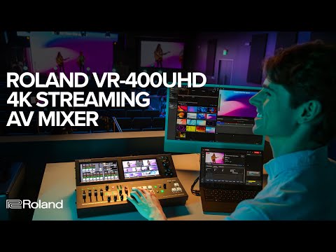 Introducing Roland VR-400UHD 4K Streaming AV Mixer, YouTube video