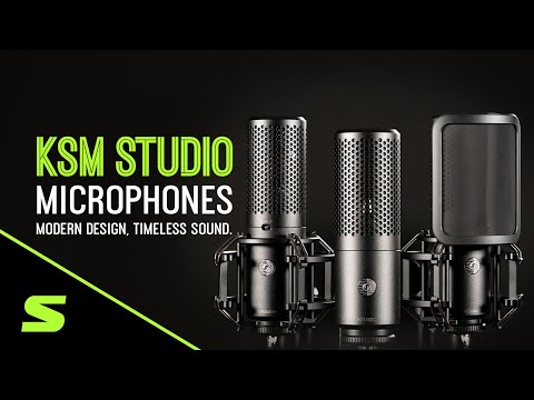 Shure KSM Studio Condenser Microphones: KSM32C, KSM40C, and KSM44MP