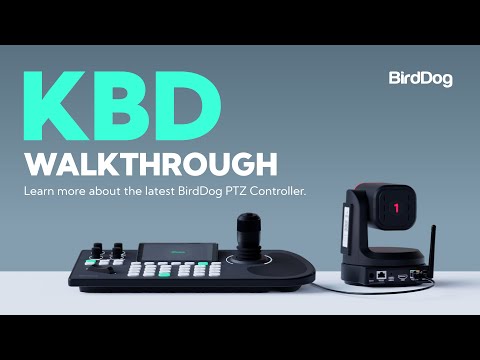 BirdDog KBD - PTZ Camera Joystick Controller with Integrated Screen