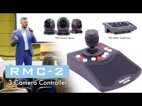 Datavideo RMC-2P - 3-Channel PTZ Camera Controller with Base Plate, YouTube video