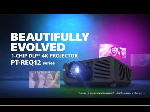 Panasonic Projector: 1-Chip DLP Projector PT-REQ12 Series Introduction, YouTube video