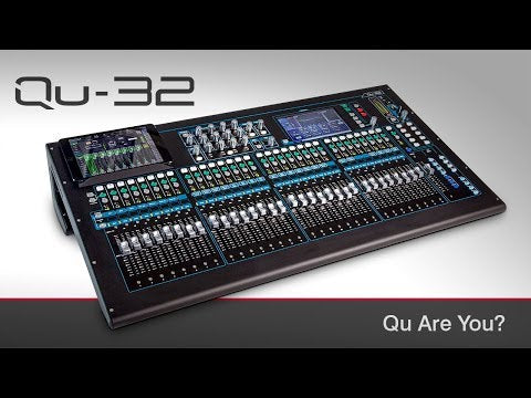 Allen & Heath Qu-32 - 32-Channel Digital Mixer, YouTube video