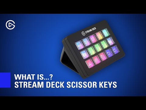 Elgato Stream Deck Scissor Keys - Precision 15-Key Tactile Control Pad
