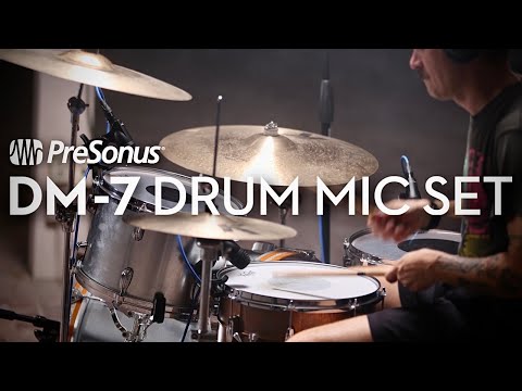 PreSonus Introduces the DM-7: Drum Microphone Set. Every Mic a Drummer Needs. YouTube video