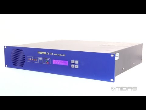 Midas DL154 - 8-Input, 16-Output Stage Box with 8 Midas Mic Preamps, YouTube video