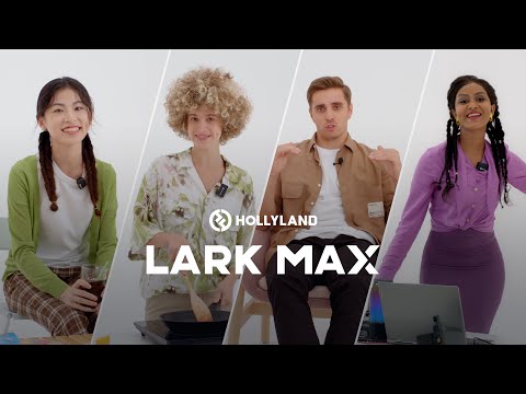 Hollyland LARK MAX Duo - Wireless Lavalier Microphone System, YouTube video