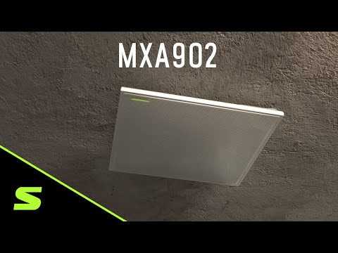 Shure Microflex Advance MXA902 Ceiling Array Microphone Overview, YouTube video