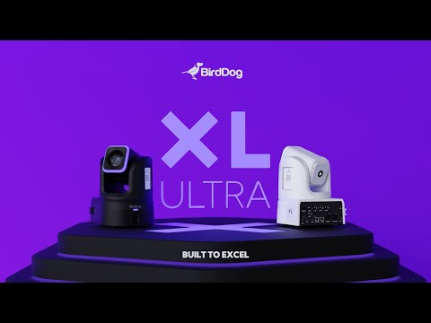 BirdDog XL Ultra - 4K60 PTZ Dual Camera with 20x Optical Zoom and 100° panoramic lenses.