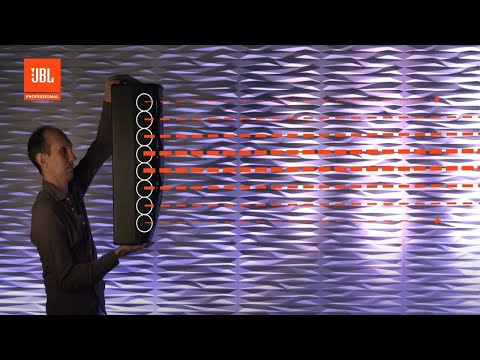 JBL Pro Passive Line Array Column Loudspeakers with Constant Beamwidth Technology (CBT), YouTube video
