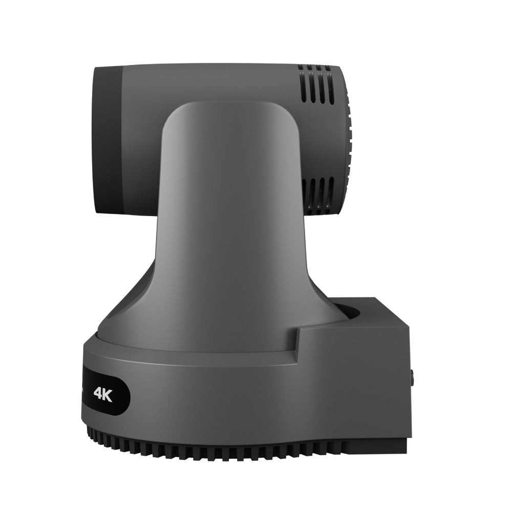 PTZOptics Move 4K - Ultra HD Auto-tracking PTZ Camera, gray, left side