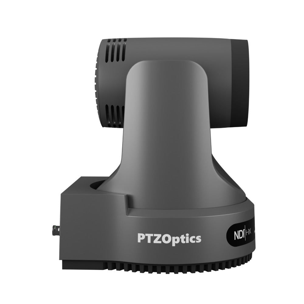 PTZOptics Move 4K - Ultra HD Auto-tracking PTZ Camera, gray, right side