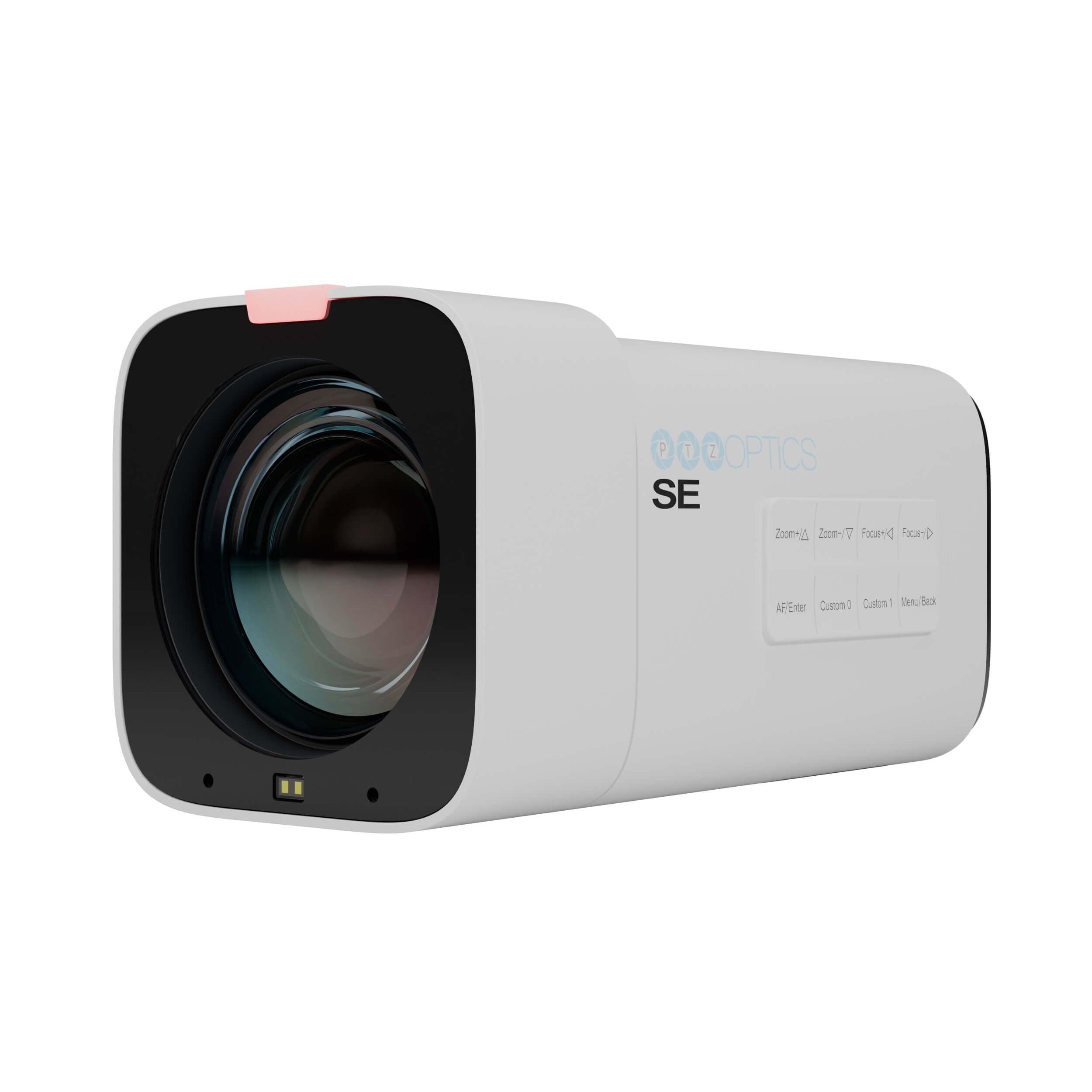 PTZOptics Studio SE - HD Streaming Camera with 12x Optical Zoom (white), front left