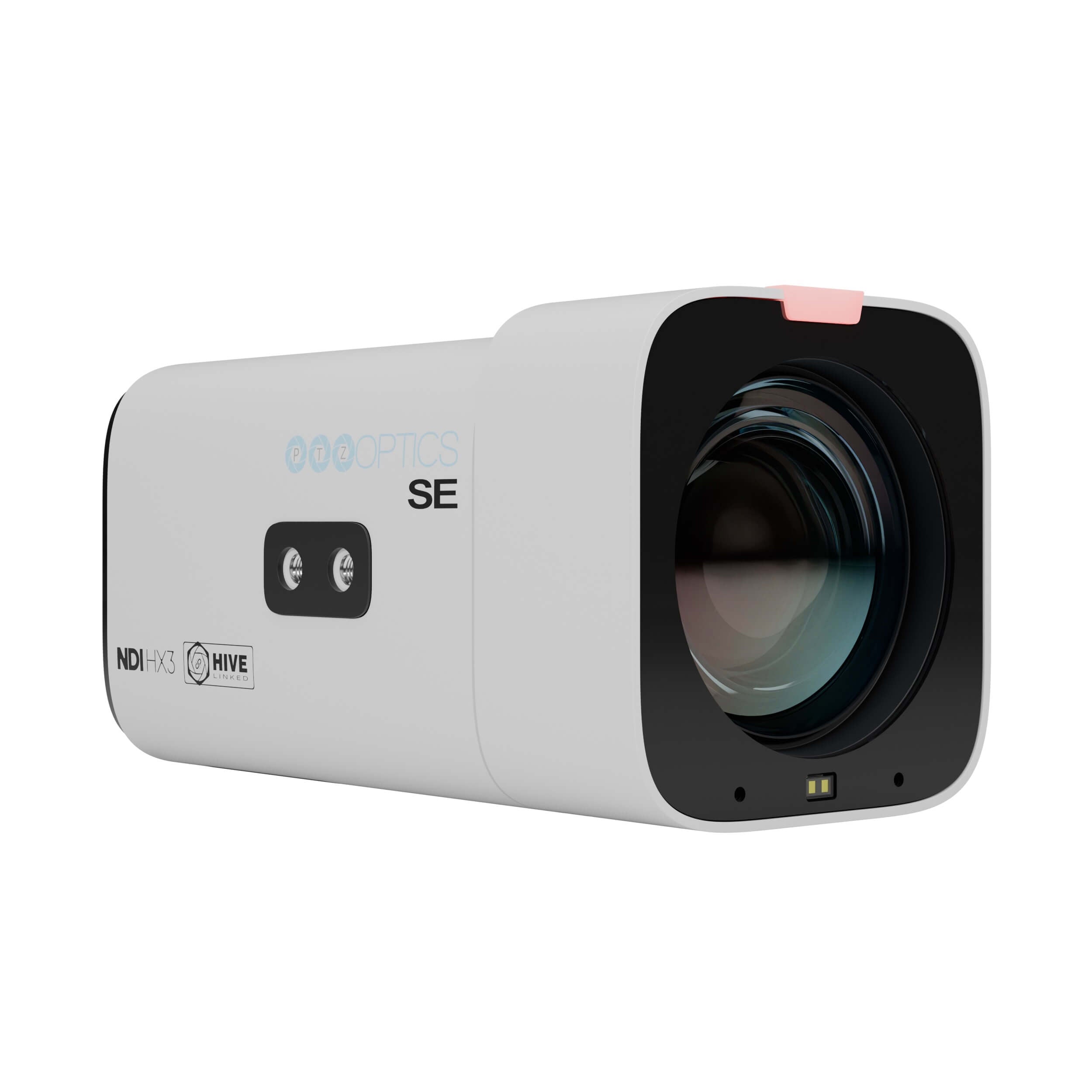PTZOptics Studio SE - HD Streaming Camera with 12x Optical Zoom (white), front right