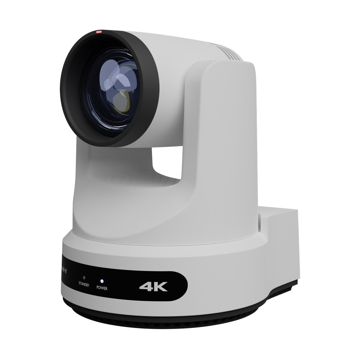 PTZOptics Link 4K - Ultra HD Dante-enabled Auto-tracking PTZ Camera, white, left front